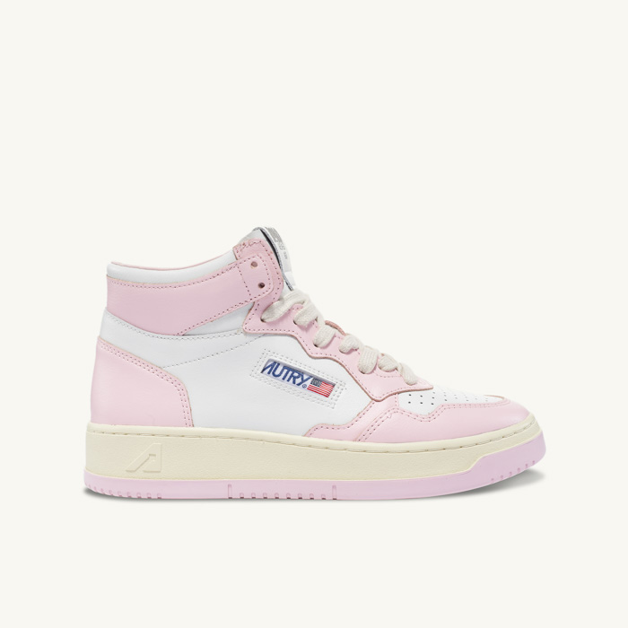 MEDALIST MID SNEAKERS WB (LEATHER/LEATHER) LIGHT PINK WB37 MID