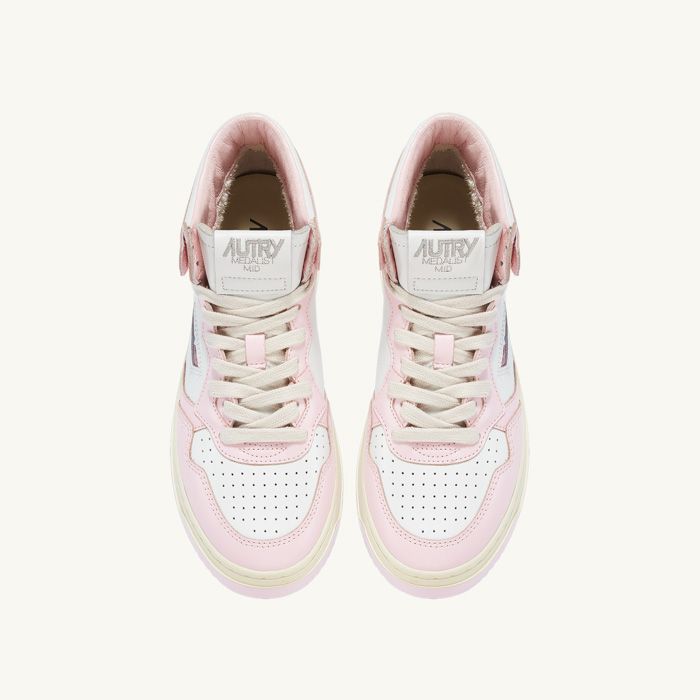 MEDALIST MID SNEAKERS WB (LEATHER/LEATHER) LIGHT PINK WB37 MID