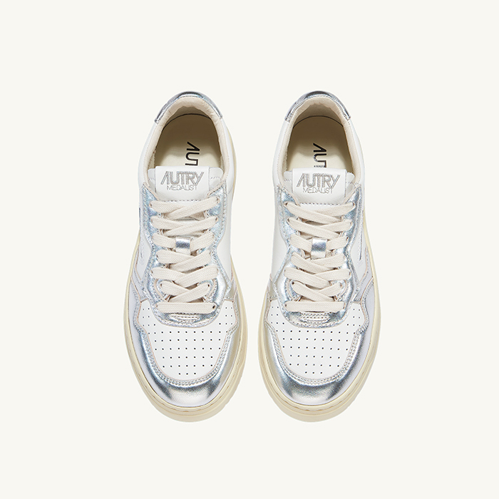 MEDALIST LOW SNEAKERS WB SILVER WB18