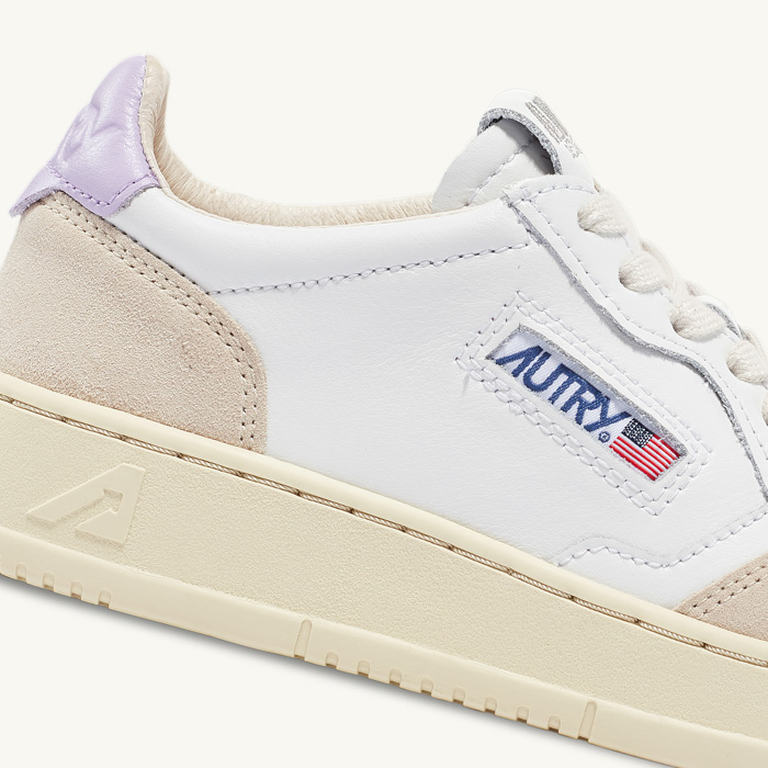 MEDALIST SNEAKERS LS (LEATHER/SUEDE) LAVENDER LS68