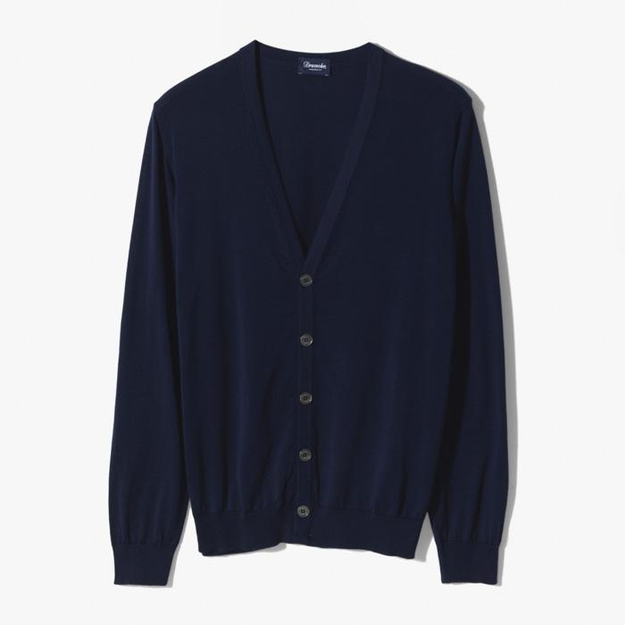 COTTON CARDIGAN NAVY