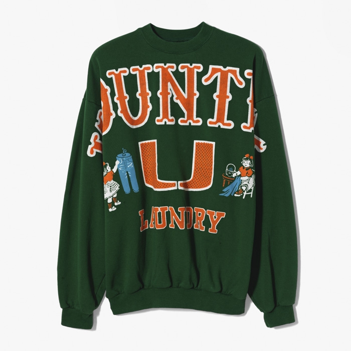 BIG KOUNTRY KNIT BIG SWEATSHIRT (30/-SWT) GREEN