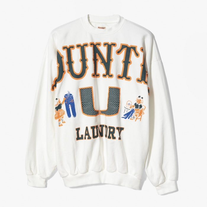 BIG KOUNTRY KNIT BIG SWEATSHIRT (30/-SWT) WHITE