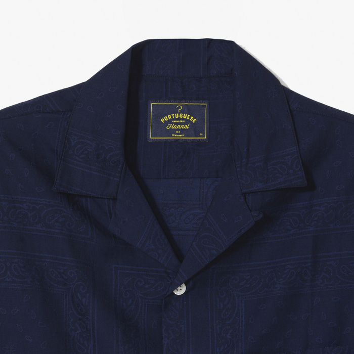 CLASSIC PAISLEY SHIRT NAVY