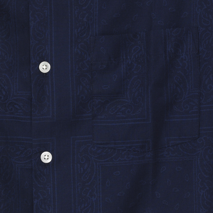 CLASSIC PAISLEY SHIRT NAVY