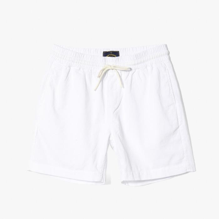 CORD SHORTS WHITE