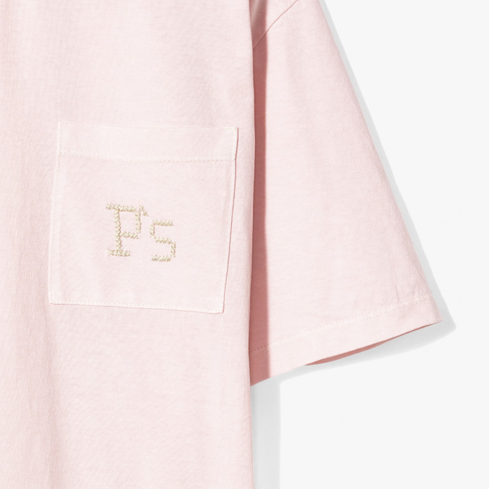 POCKET JERSEY T-SHIRT PINK