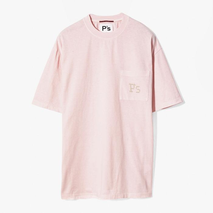 POCKET JERSEY T-SHIRT PINK