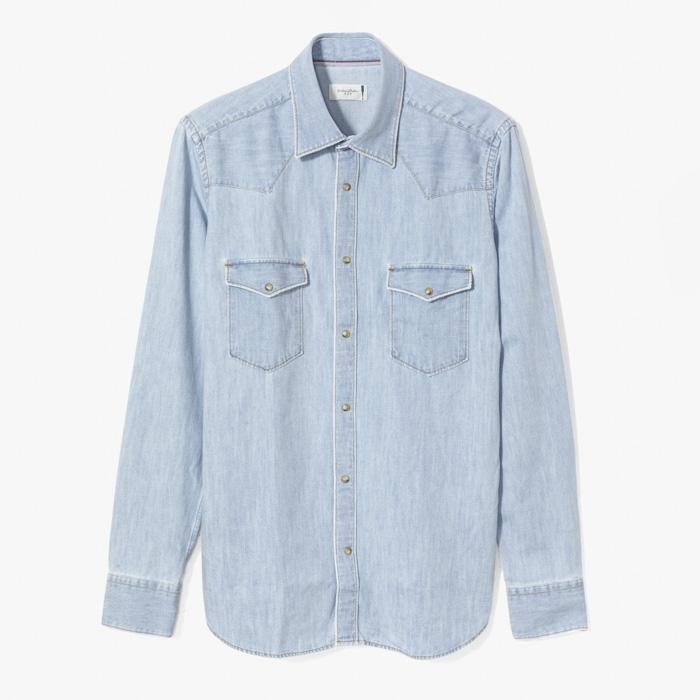 NO PINCES TEXANA SHIRTS LIGHT BLUE