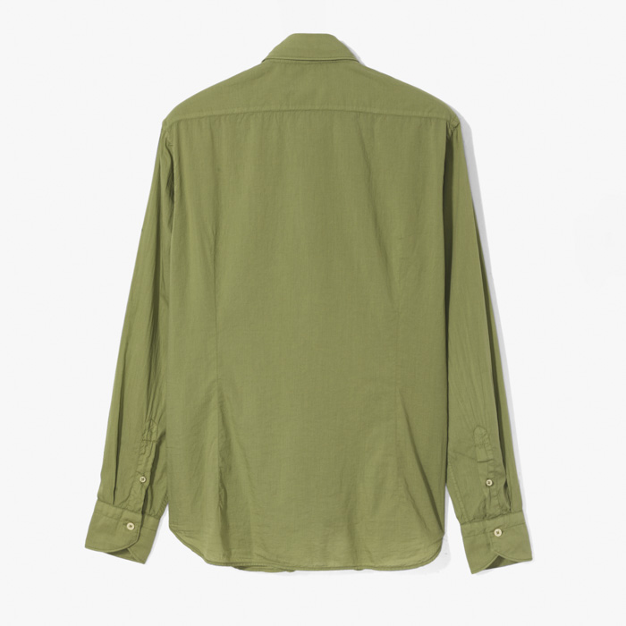 MENS SHIRTS (OVERDYED) GREEN