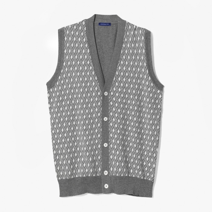 DIAMOND VEST GRAY