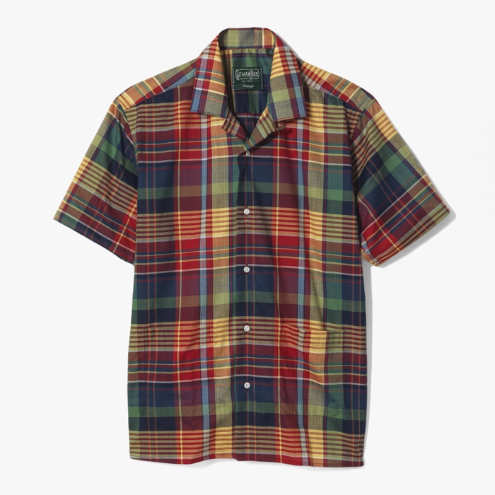ARCHIVE MADRAS SHIRT (Y436-99) RED