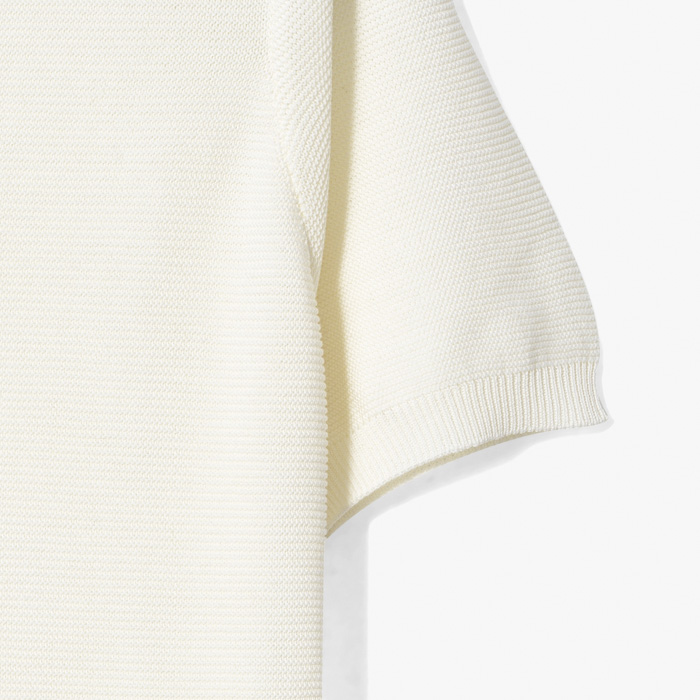 COTTON POLO SHIRT IVORY