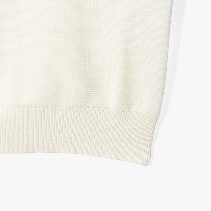 COTTON POLO SHIRT IVORY