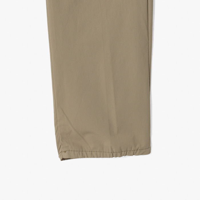 BUSINESS SUPER SLIM 1PLEAT PANT (GARMENT DYED KNETIC SUMMER FABRIC) BEIGE