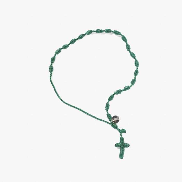 MEXICAN ROSARIO BRACELET GREEN