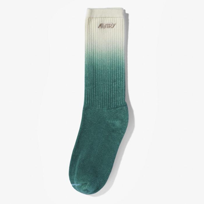 ICONIC LONG UNISEX SOCKS (GRADIENT) GREEN