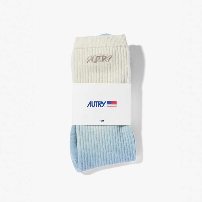 ICONIC LONG UNISEX SOCKS (GRADIENT) LIGHT BLUE