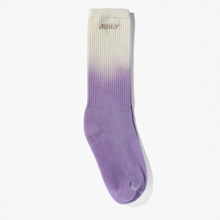 ICONIC LONG UNISEX SOCKS (GRADIENT) LAVENDER