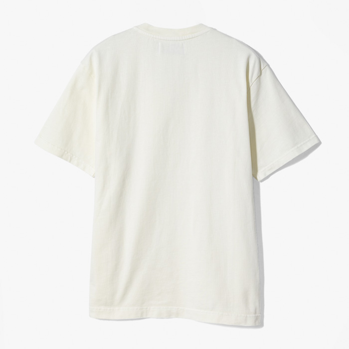 RELAXED FIT T-SHIRT (CHEST LOGO) IVORY