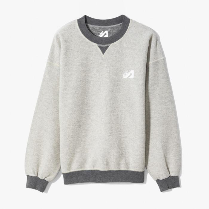 CREW NECK SWEATSHIRT (HEAVY COTTON) GRAY