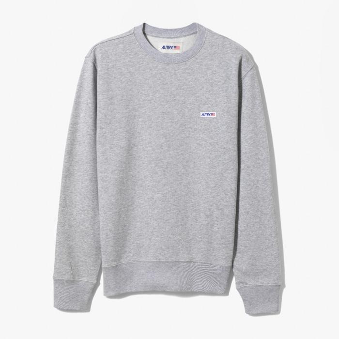 CREW NECK SWEATSHIRT GRAY