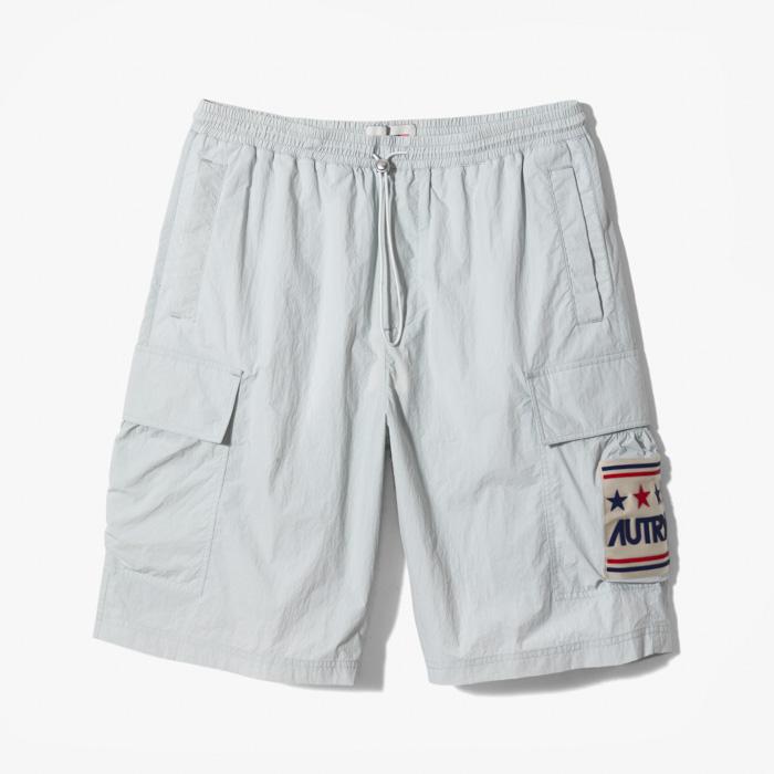 NYLON POCKET SHORTS MAN LIGHT BLUE