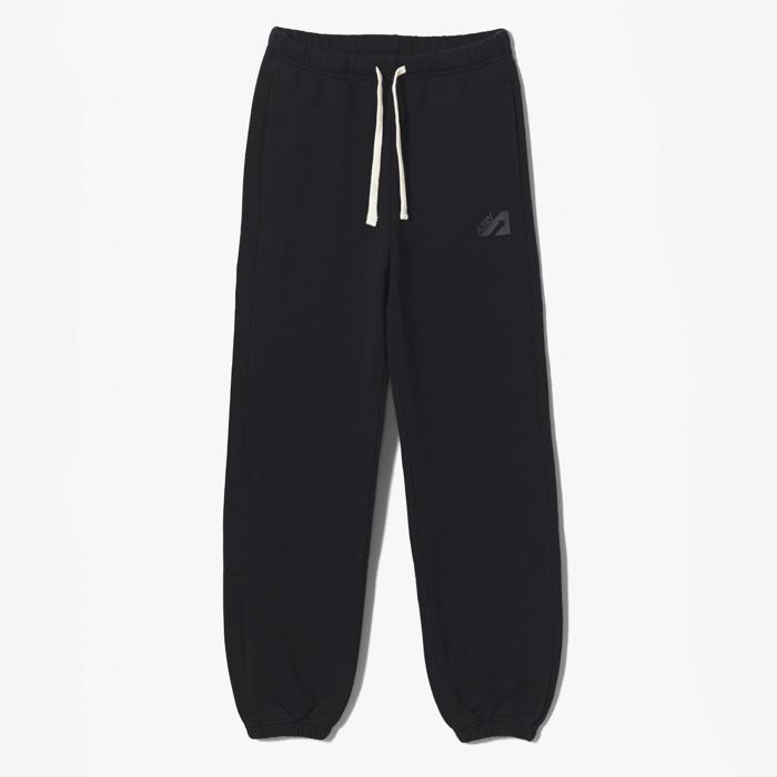 (WOMAN) ACTION JOGGER PANTS (LOGO PATCH) BLACK