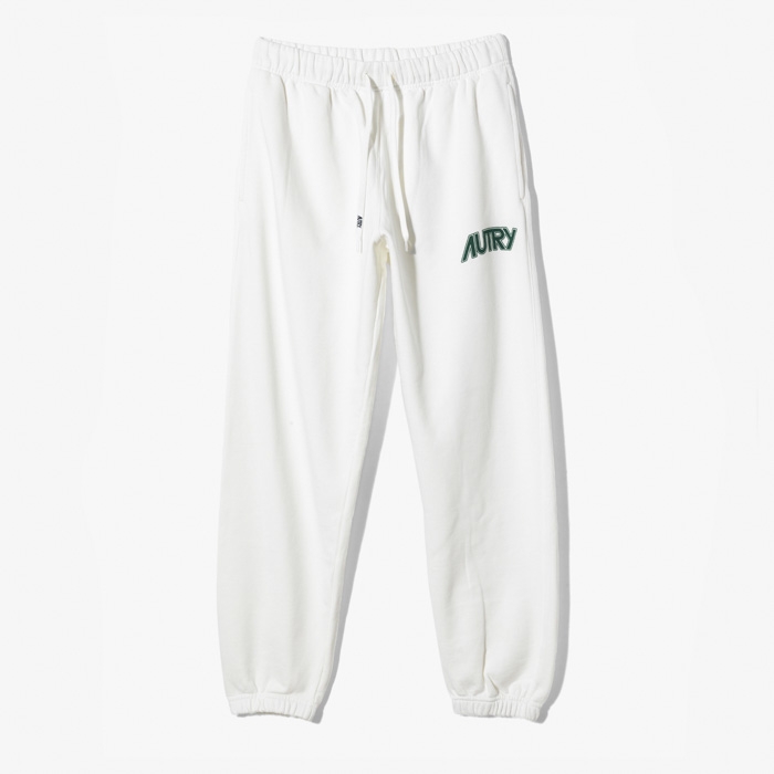 (WOMAN) JOGGER PANTS (LOGO PATCH) WHITE