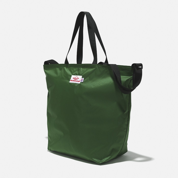 PACKABLE TOTE (1.9oz Ripstop Nylon ) FOREST GREEN