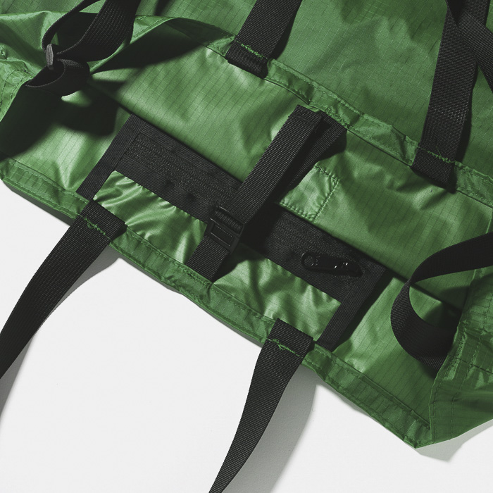 PACKABLE TOTE (1.9oz Ripstop Nylon ) FOREST GREEN