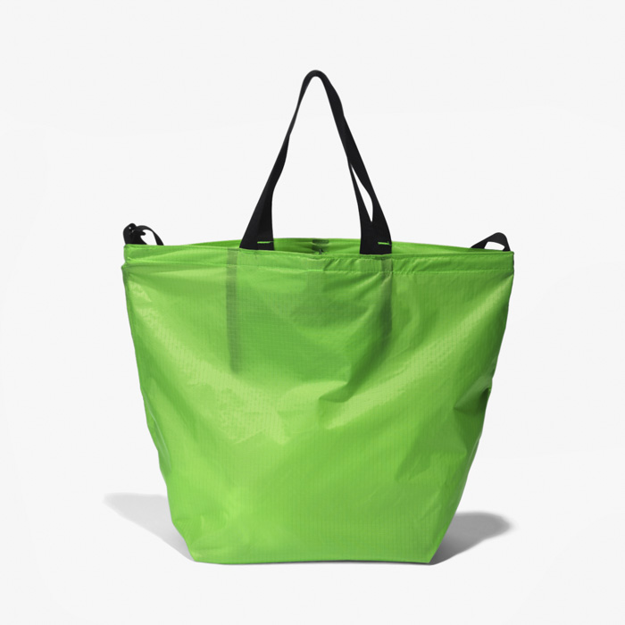PACKABLE TOTE (1.9oz Ripstop Nylon ) YELLOW GREEN