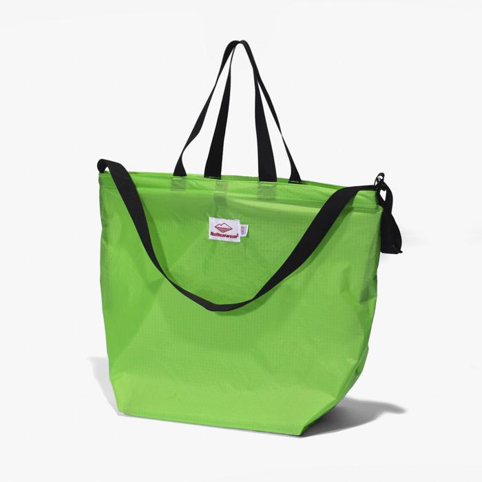 PACKABLE TOTE (1.9oz Ripstop Nylon ) YELLOW GREEN