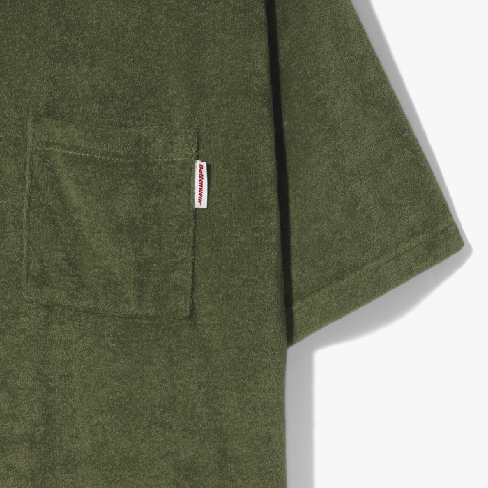 LOUNGE POLO (TERRY CLOTH) OLIVE