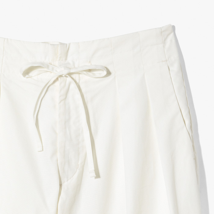 DROP CLOTCH SHORTS (VANCLOTH OXFORD) WHITE
