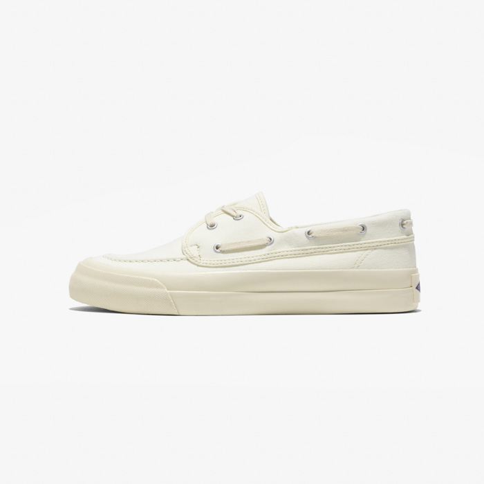 CATCHBALL BOAT SHOES WHITE