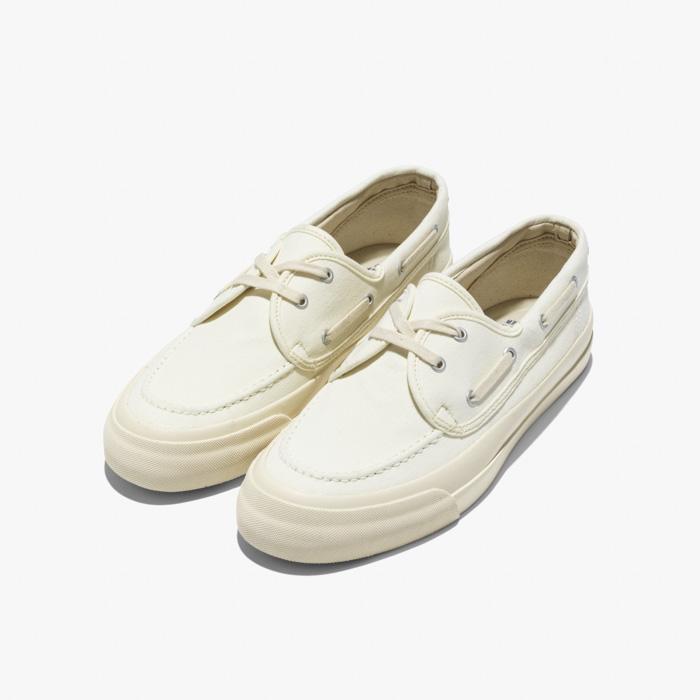 CATCHBALL BOAT SHOES WHITE