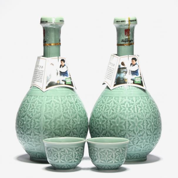 이강주 주병 세트 25도 500ml x 2병 (잔)