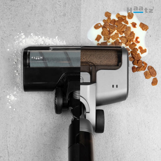 하츠 올인원 습건식청소기 살균 물걸레 자동세척 더스트오프 CVC-283F