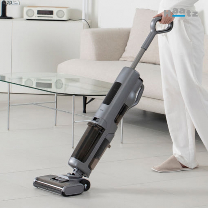 하츠 올인원 습건식청소기 살균 물걸레 자동세척 더스트오프 CVC-283F