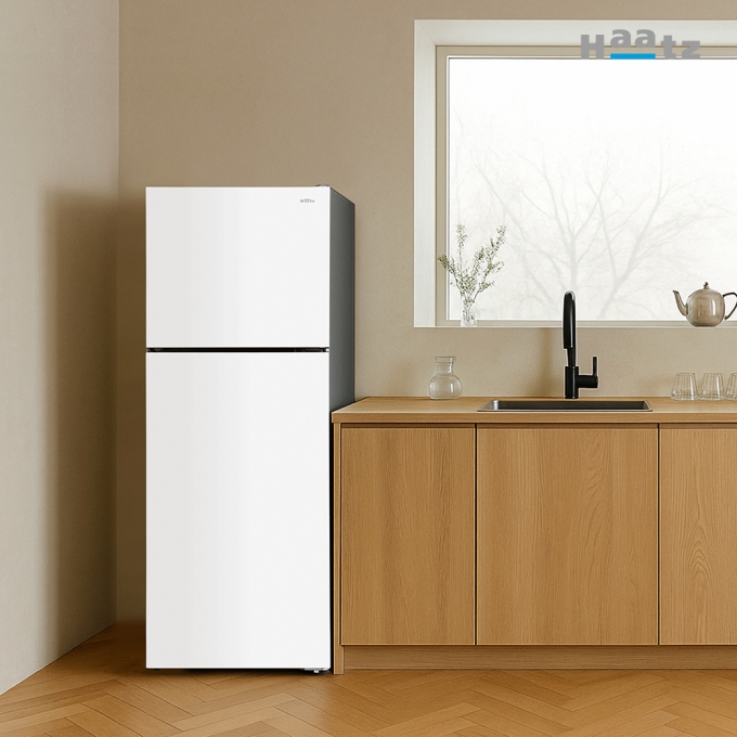 하츠 135L 글라스 냉장고 CRR-12651E (블랙/화이트)