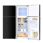 하츠 135L 글라스 냉장고 CRR-12651E (블랙/화이트)