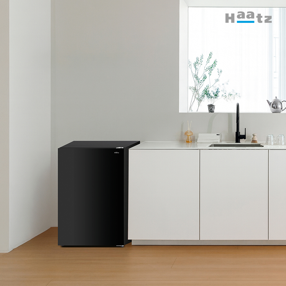 하츠 84L 글라스 냉동고 CFR-8451E (블랙/화이트)