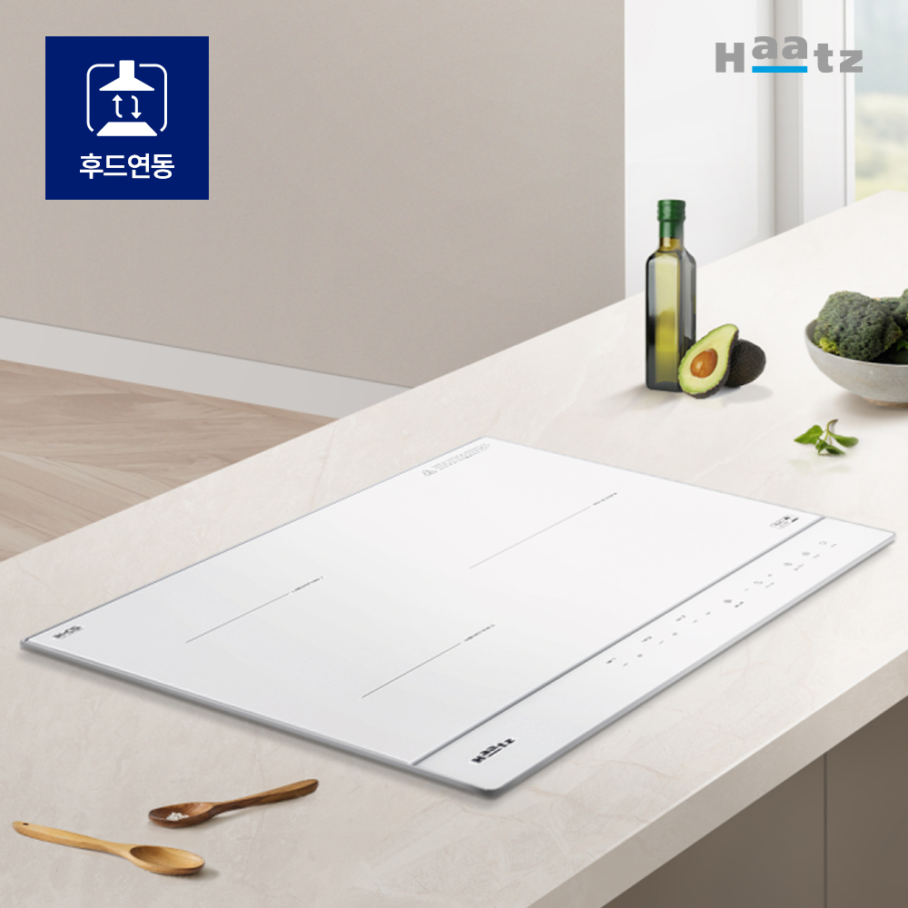 [NEW신상] 하츠 클레르 3구 인덕션 화이트 EIC-30HWR252