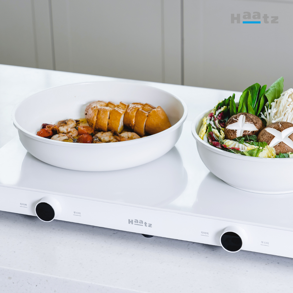 하츠 듀얼 플랫 인덕션 2구 프리스탠딩 CIH-261FK/CIH-262FK