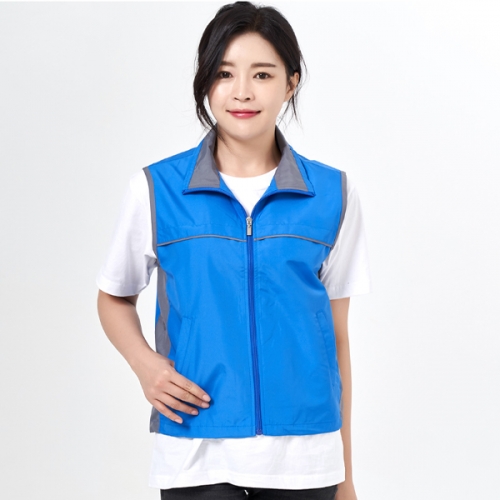 단체조끼 듀스포 배색조끼 SH-505