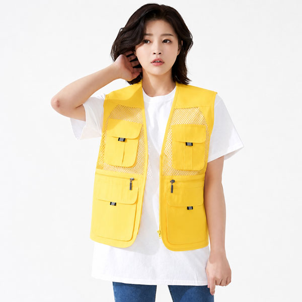 단체조끼 망사조끼 여름 왕망사 작업복 유니폼 제작 SH507