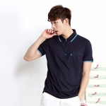 니즈 지퍼 반팔 티셔츠 S-1155(긴팔 가능)