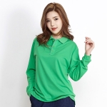 멀티연사 체크 배색 긴팔 티셔츠 S-3151(반팔 가능)