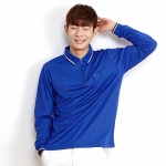 프레시 지퍼 긴팔 카라티셔츠 S-3137(반팔 가능)